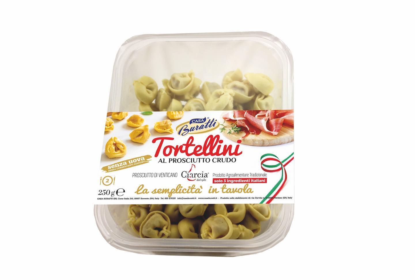 Tortellini au jambon cru - Mangiobevo