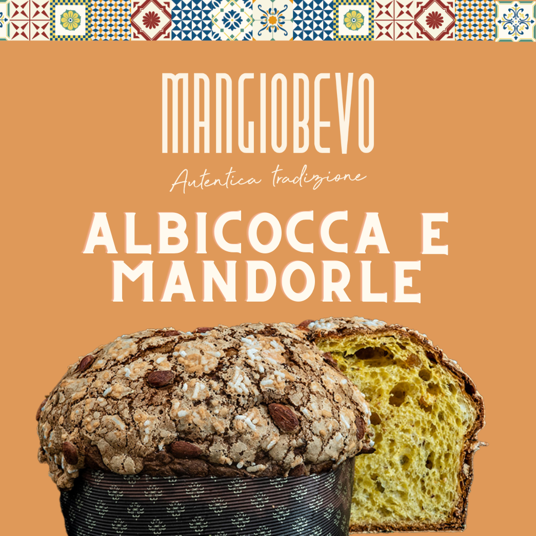 Panettone Albicocche e Mandorle (1 kg) Mangiobevo