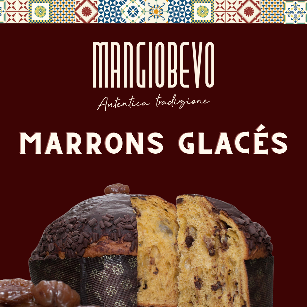 Panettone Marron Glacé (1 kg) Mangiobevo