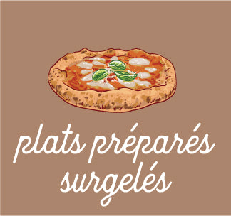 Pizzas artisanales surgelées