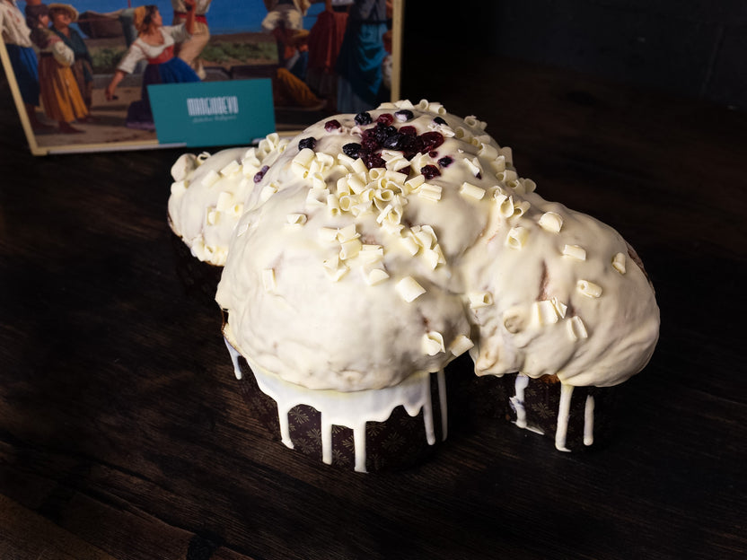 Colomba Fruits Rouges et Chocolat Blanc 750g Mangiobevo