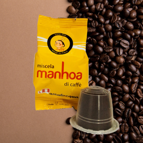MANHOA Capsules de café Passalacqua 100 pcs - 5,5g