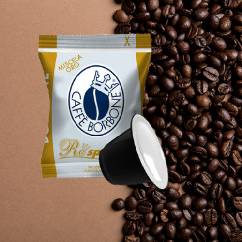 100 Capsules - Café Borbone Respresso mélange ORO compatible Nespresso