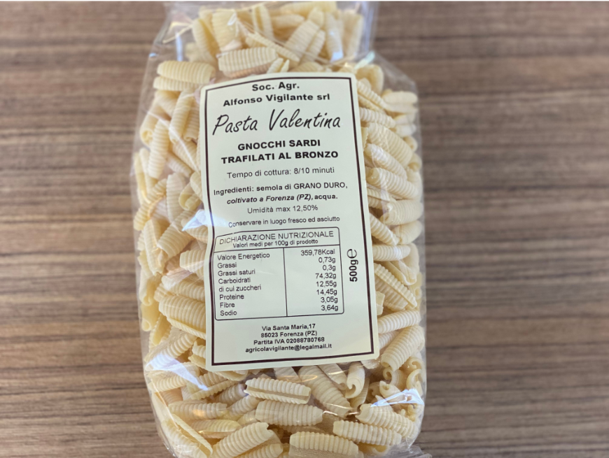 Pasta Valentina - Gnocchi Sardi (500g) Mangiobevo Online
