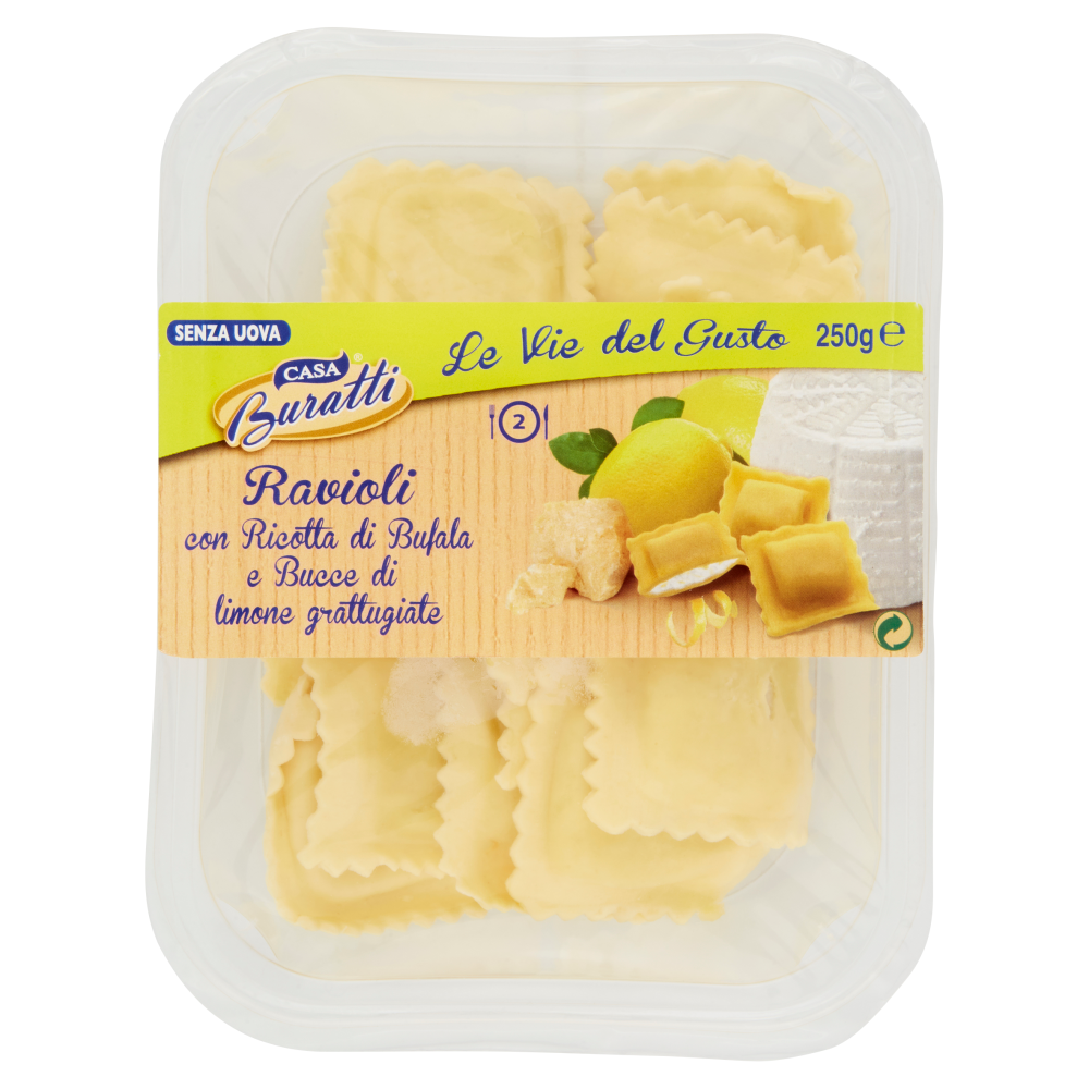 Ravioli avec Ricotta et Citron - Mangiobevo